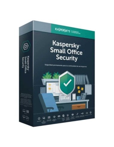 Antivirus kaspersky small office security 7/ 5 dispositivos + 1 servidor/ 1 año