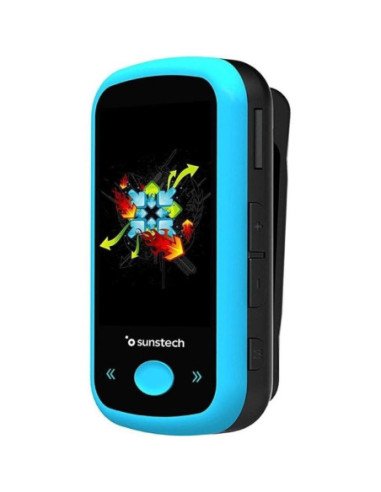 Reproductor mp4 sunstech ibizabt/ 8gb/ pantalla 1.8'/ radio fm/ azul