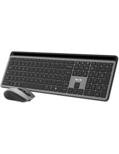 Teclado y ratón inalámbricos ngs eclipse kit