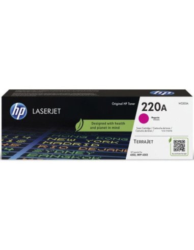 Tóner original hp nº220a/ magenta