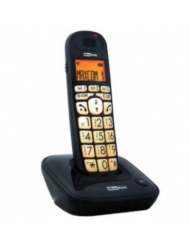 Teléfono inalámbrico maxcom mc6800/ negro