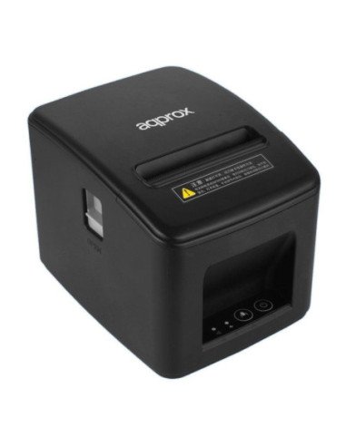 Impresora de tickets approx apppos80am-usblan/ térmica/ ancho papel 80mm/ usb-ethernet-rj11/ negra