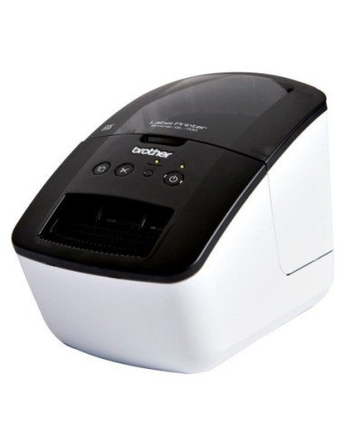 Impresora de etiquetas brother ql-700/ térmica/ ancho etiqueta 62mm/ usb/ blanca y negra