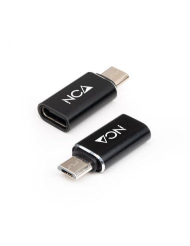 Adaptador nanocable 10.02.0014/ microusb macho - usb tipo-c hembra