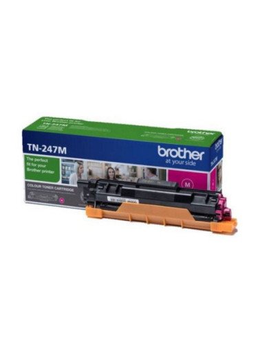 Tóner original brother tn-247m alta capacidad/ magenta