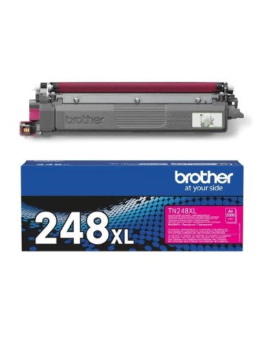 Tóner original brother tn248xlm alta capacidad/ magenta