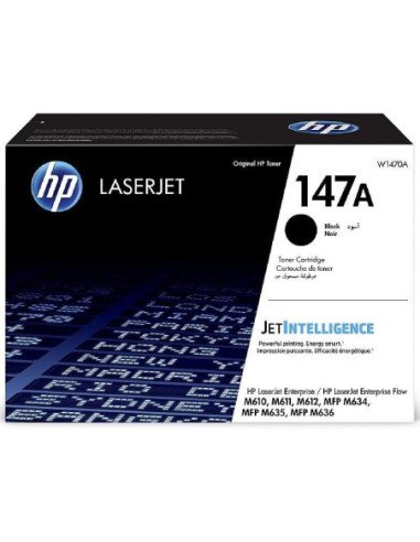Tóner original hp nº147a/ negro
