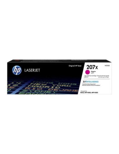 Tóner original hp nº207x xl alta capacidad/ magenta